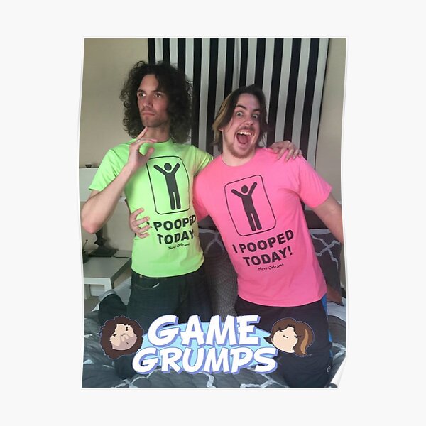 Game Grumps - I pooped today! Poster RB2507 product Offical game grumps Merch