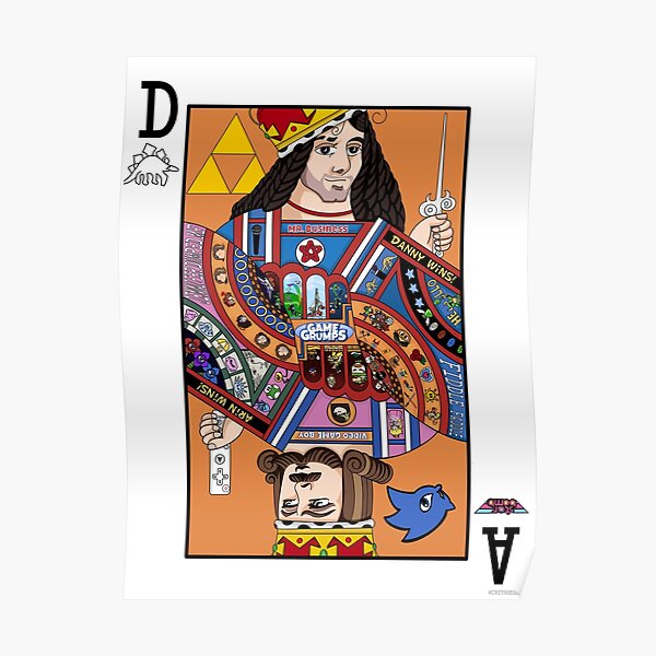Game Grumps Playing Card  Poster RB2507 product Offical game grumps Merch