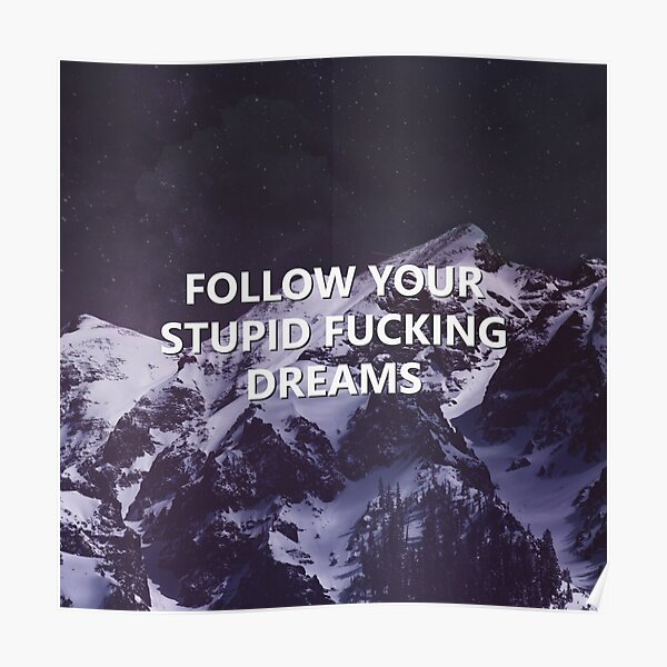 Game Grumps - Follow Your Dreams Poster RB2507 product Offical game grumps Merch