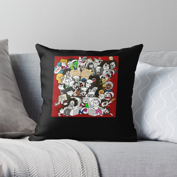 Game Grumps 50 Poster Throw Pillow RB2507 product Offical game grumps Merch