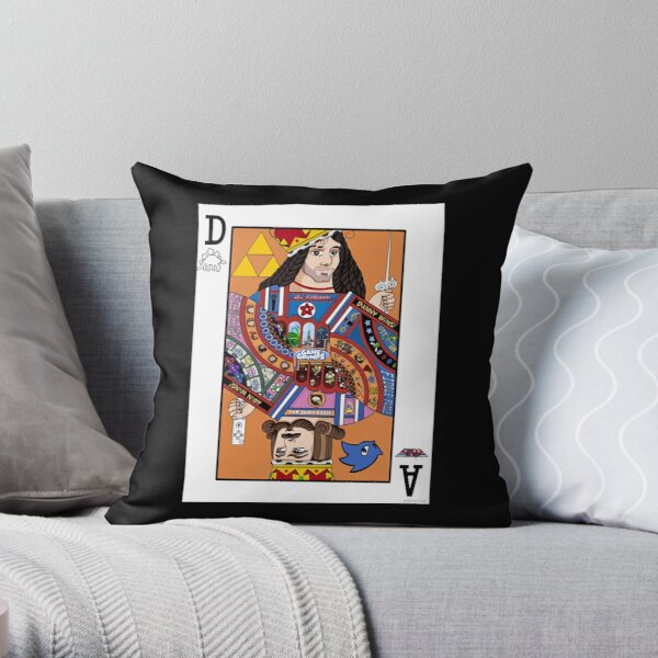 Game Grumps Playing Card Throw Pillow RB2507 product Offical game grumps Merch
