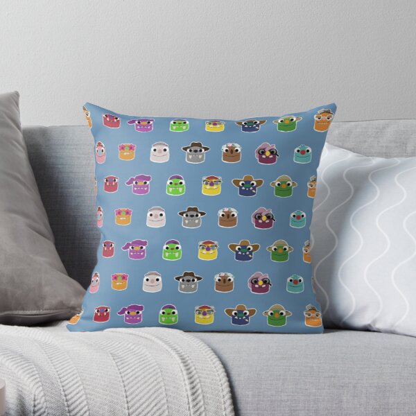 Bugsnax - All grumpuses  Throw Pillow RB2507 product Offical game grumps Merch