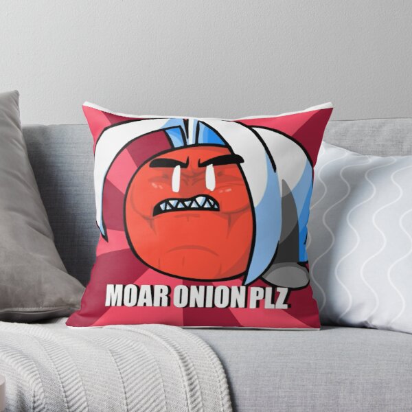 Game Grumps - "Moar Onion Plz" Throw Pillow RB2507 product Offical game grumps Merch