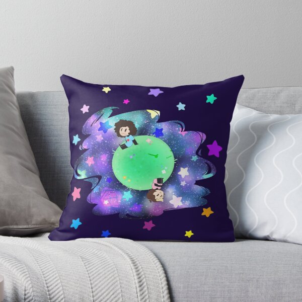 Space Grumps Throw Pillow RB2507 product Offical game grumps Merch